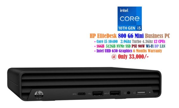 HP EliteDesk 800 G6 Mini PC